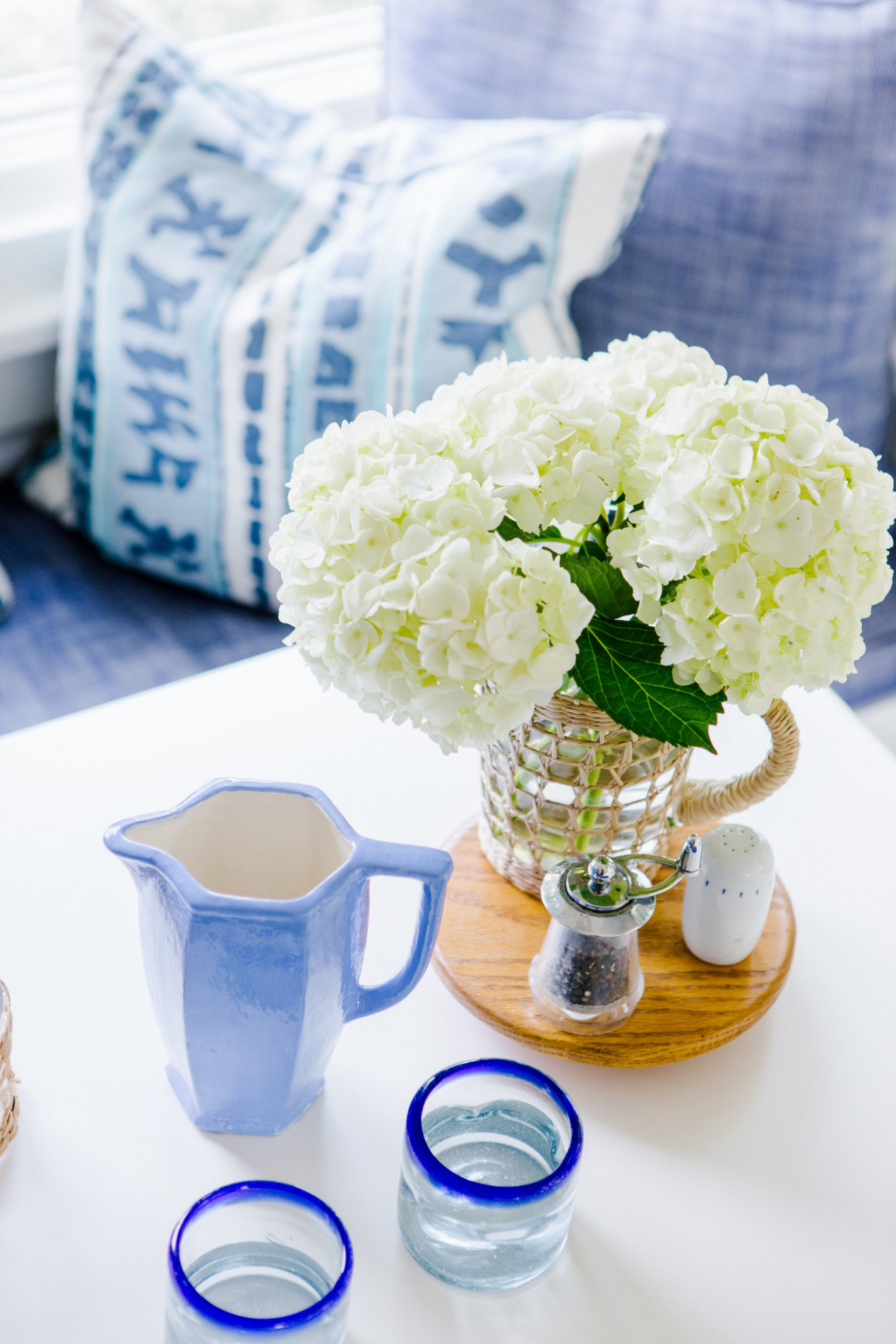 A Blue and White Breakfast Nook - Margaret of York