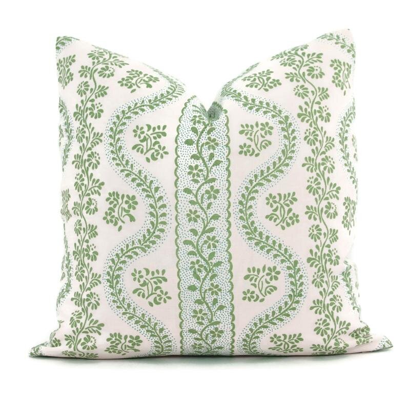 Decorative Pillow Cover Sister Parish Dolly in Lettuce Green Pillow cover, Toss Pillow, Accent Pillow, Throw Pillow, Lettuce Green - Etsy.jpg