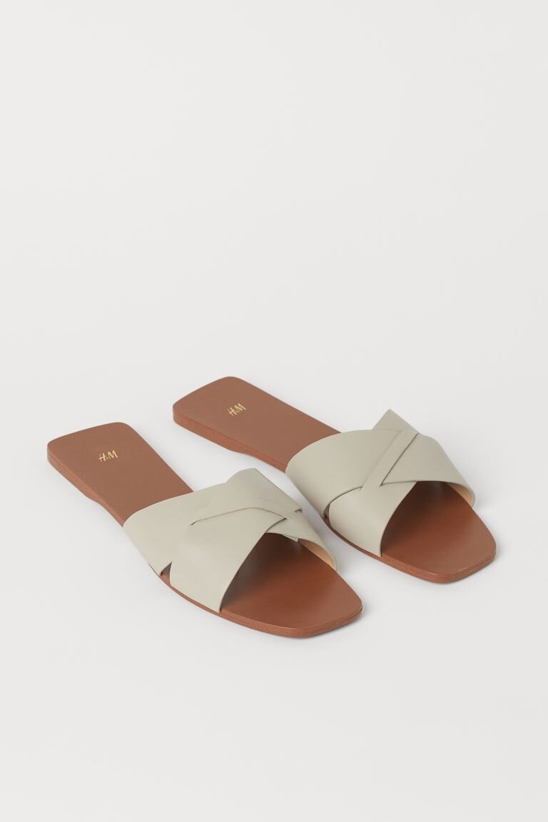 Beige slide sandals - HM.jpeg