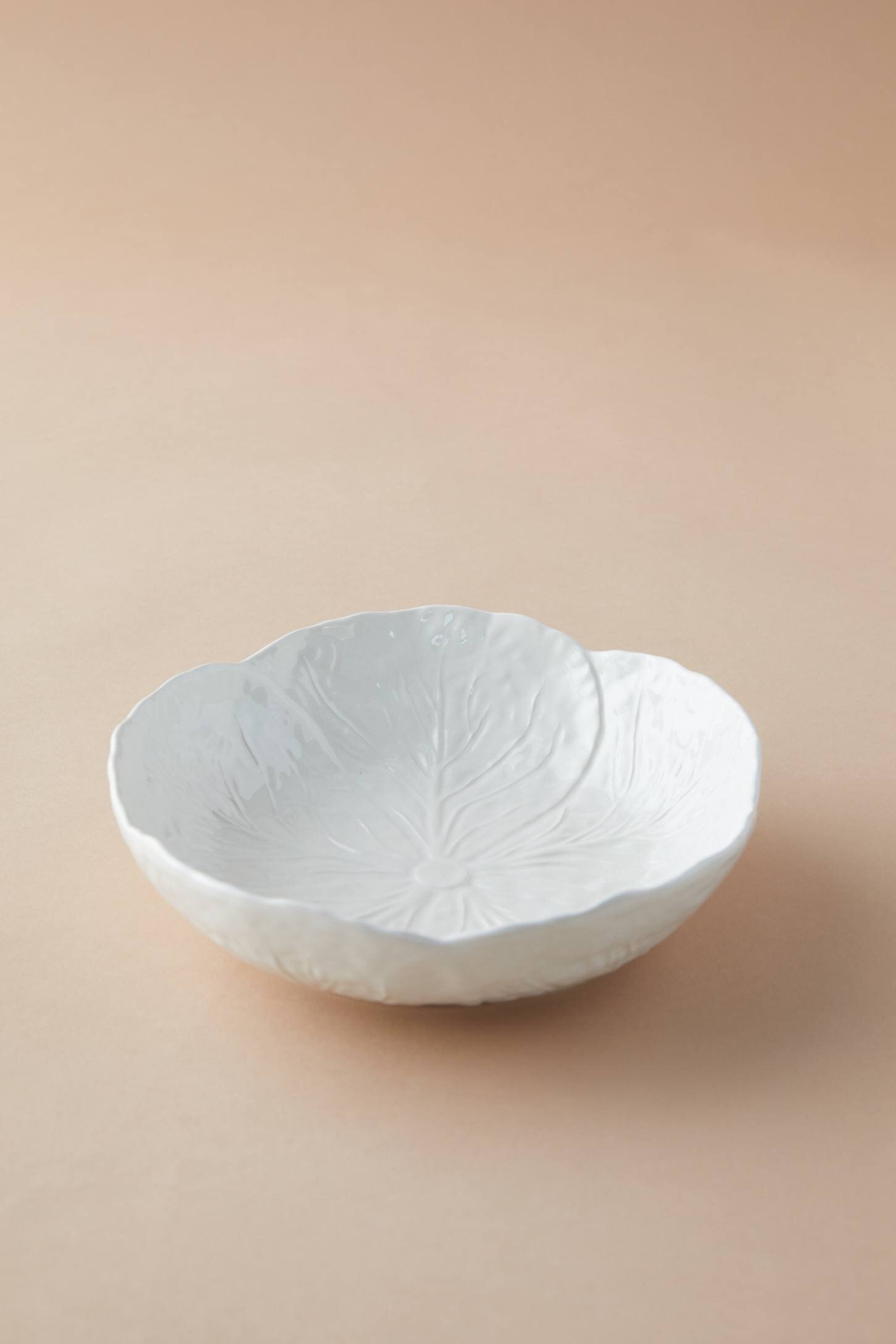 Ceramic Cabbage Leaf Bowl in White - Anthropologie.jpeg