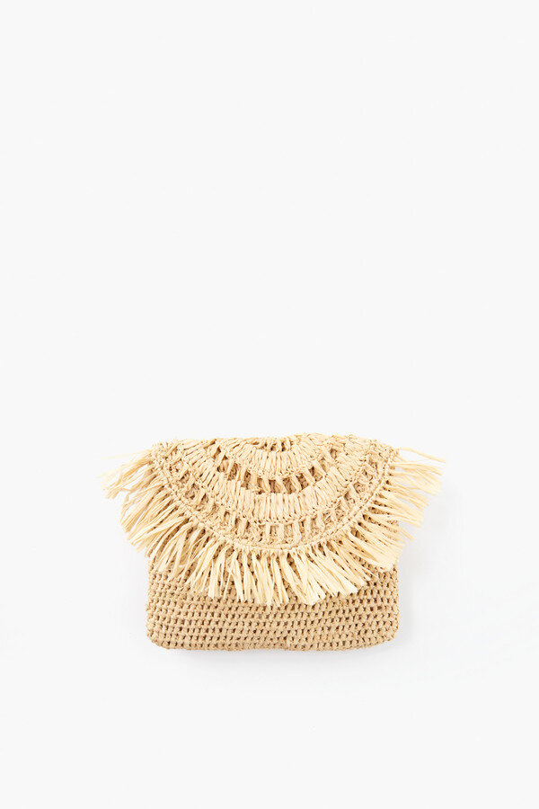 Crocheted raffia mini fringe clutch - tuckernuck.jpeg