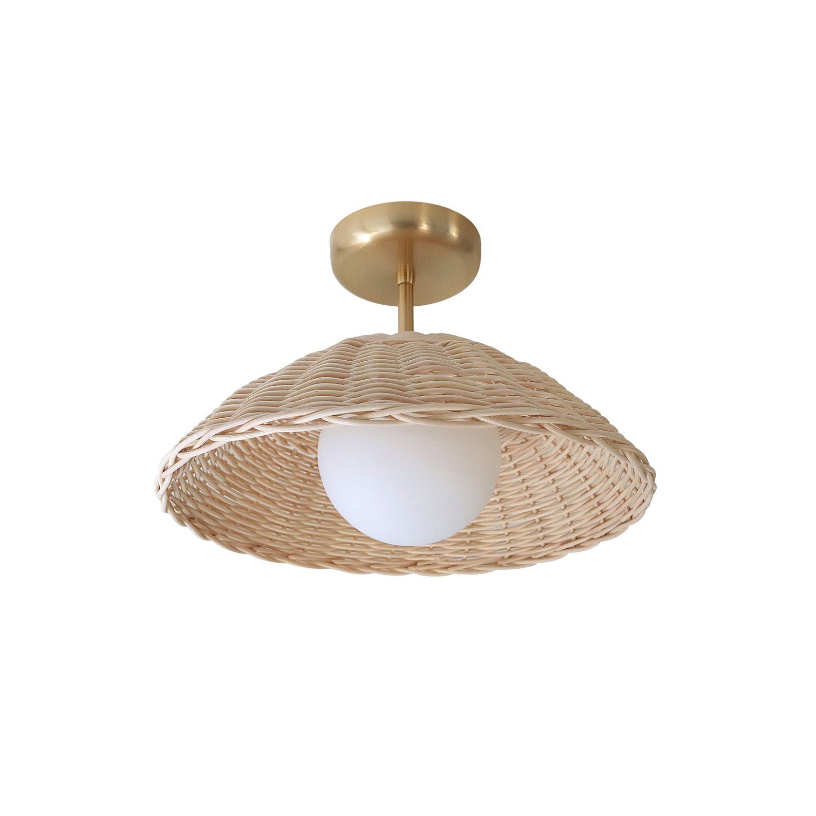 Rattan Ceiling Chandelier - ETSY