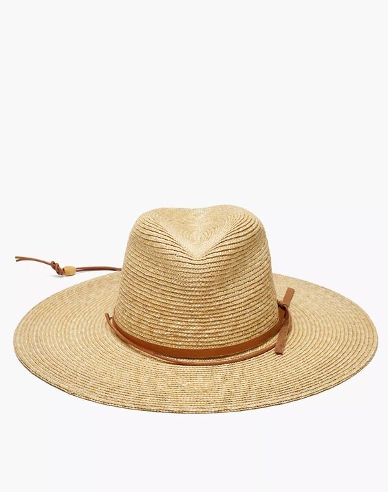 Wide-Brimmed Straw Hat - Madewell