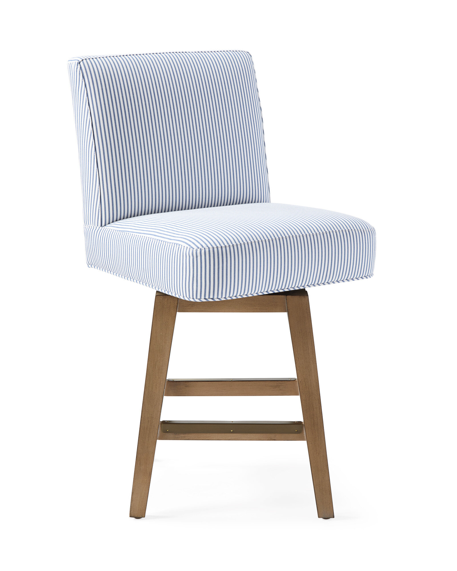 Ross Swivel Counter Stool - Perennials® French Blue Pinstripe - Serena and Lily.jpeg