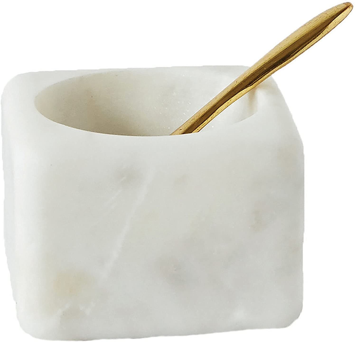 Square marble salt bowl with brass spoon - Amazon.jpg