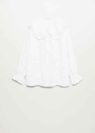 White embroidered baby collar blouse - Mango.jpeg