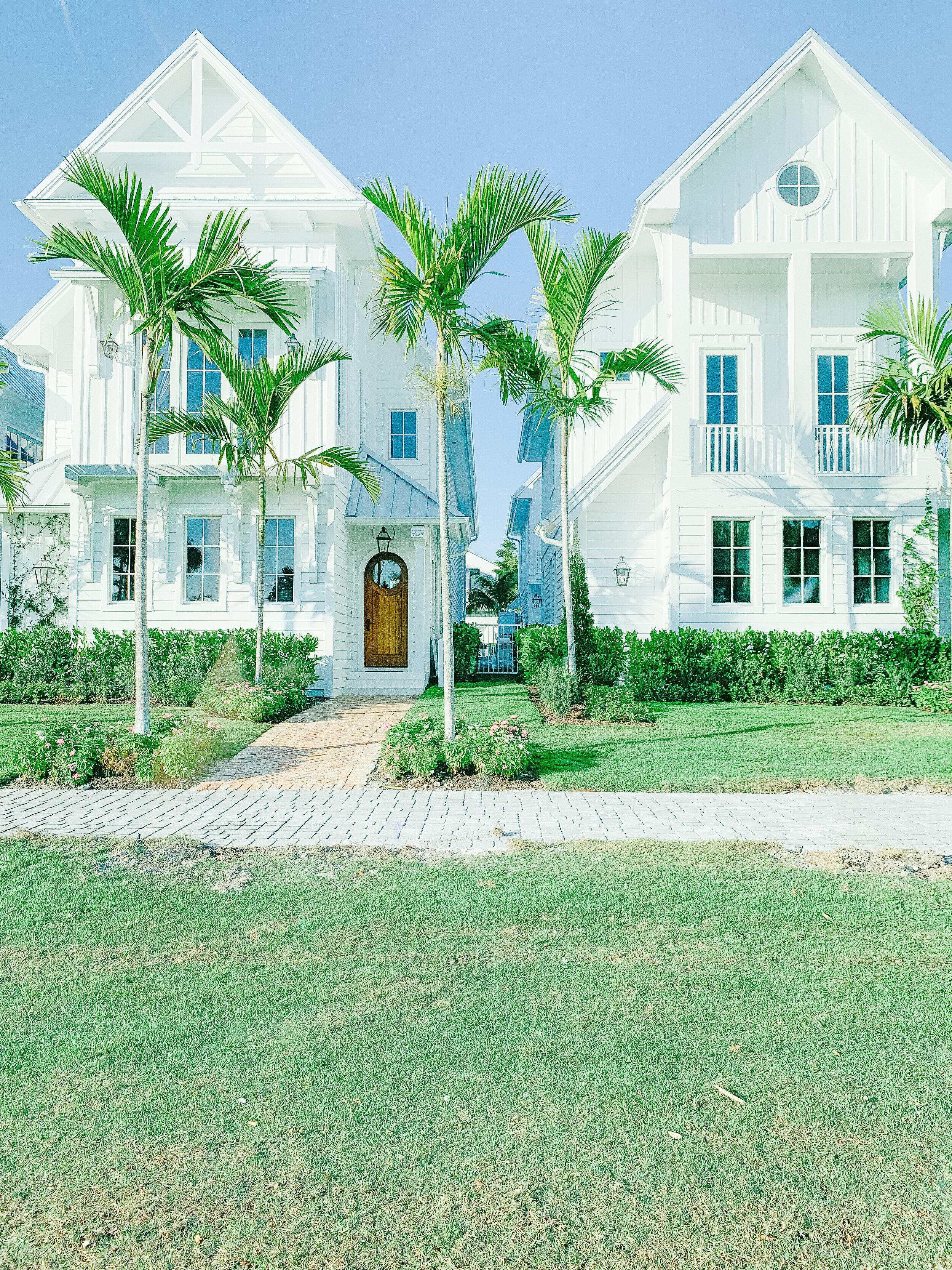 White Beach Houses