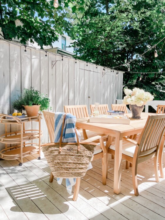 Outdoor Dining with Yardbird Margaret of York