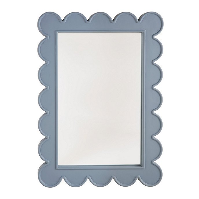 spring scallop blue mirror