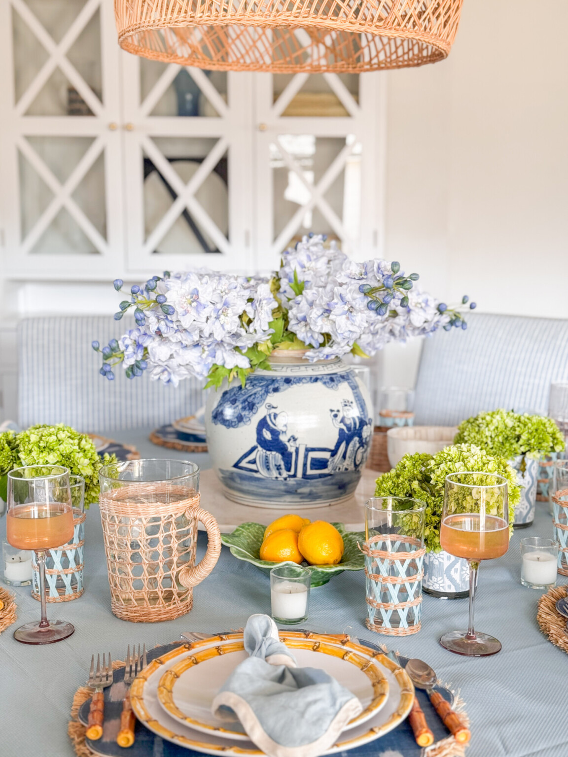 Blue and White Table Setting Ideas - Margaret of York